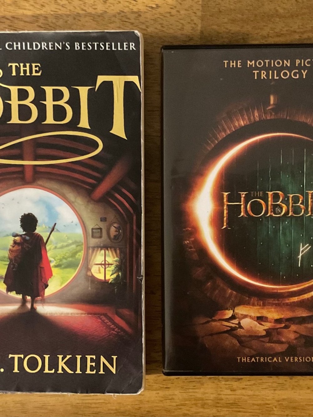 Hobbit book and dvd bundle